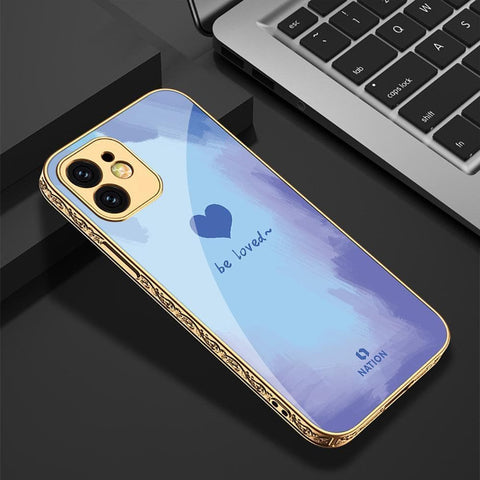 iPhone 11 Cover - Onation Heart Series - HQ Ultra Shine Premium Infinity Glass Soft Silicon Borders Case