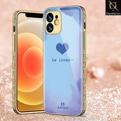 iPhone 11 Cover - Onation Heart Series - HQ Ultra Shine Premium Infinity Glass Soft Silicon Borders Case