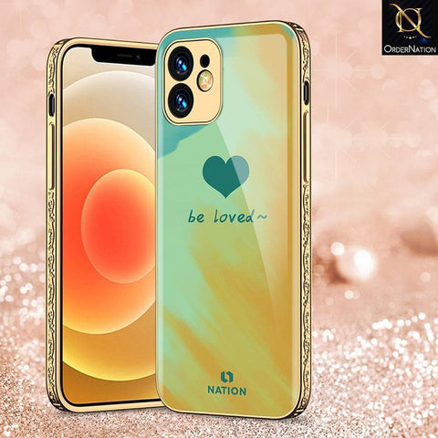 iPhone 11 Cover - Onation Heart Series - HQ Ultra Shine Premium Infinity Glass Soft Silicon Borders Case