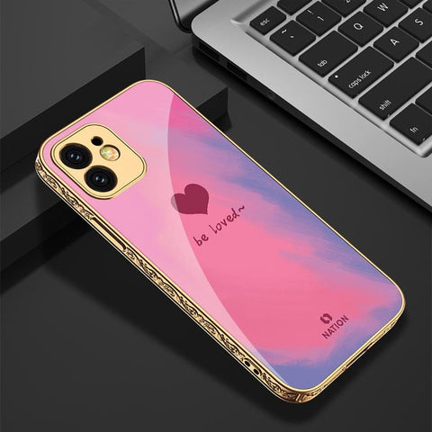 iPhone 11 Pro Cover - Onation Heart Series - HQ Ultra Shine Premium Infinity Glass Soft Silicon Borders Case
