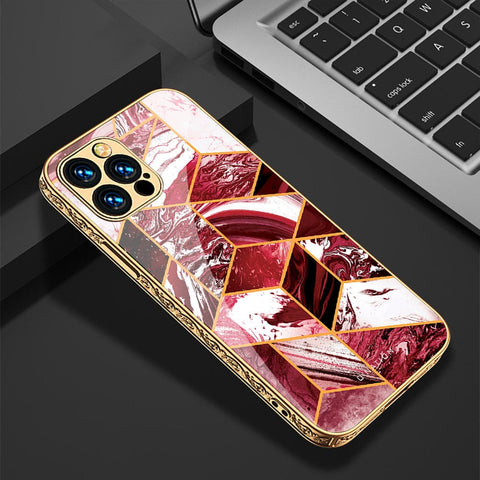 iPhone 11 Pro Cover - O'Nation Shades of Marble Series - Premium Electroplated Infinity Ultra Shine Glass Soft Silicon Borders Case