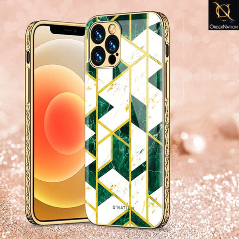 iPhone 11 Pro Cover - O'Nation Shades of Marble Series - Premium Electroplated Infinity Ultra Shine Glass Soft Silicon Borders Case