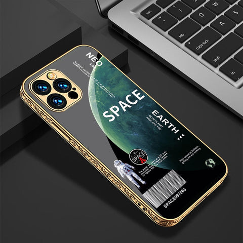 iPhone 11 Pro Cover - Limitless Series - Premium Electroplated Infinity Ultra Shine Glass Soft Silicon Borders Case
