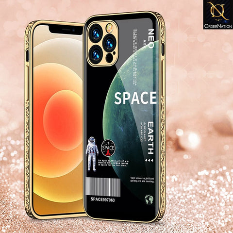 iPhone 11 Pro Cover - Limitless Series - Premium Electroplated Infinity Ultra Shine Glass Soft Silicon Borders Case