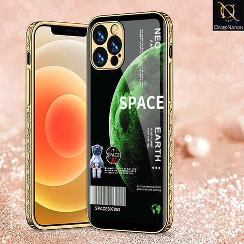 iPhone 11 Pro Cover - Limitless Series - Premium Electroplated Infinity Ultra Shine Glass Soft Silicon Borders Case