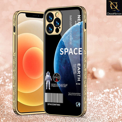 iPhone 11 Pro Cover - Limitless Series - Premium Electroplated Infinity Ultra Shine Glass Soft Silicon Borders Case