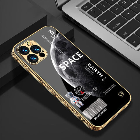 iPhone 11 Pro Cover - Limitless Series - Premium Electroplated Infinity Ultra Shine Glass Soft Silicon Borders Case