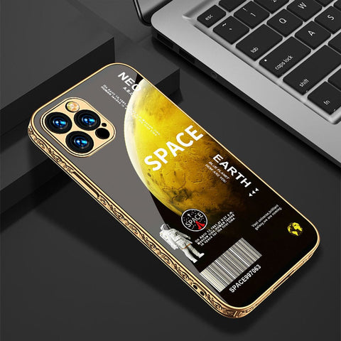iPhone 11 Pro Max Cover - Limitless Series - Premium Electroplated Infinity Ultra Shine Glass Soft Silicon Borders Case