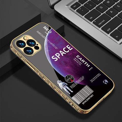 iPhone 11 Pro Max Cover - Limitless Series - Premium Electroplated Infinity Ultra Shine Glass Soft Silicon Borders Case