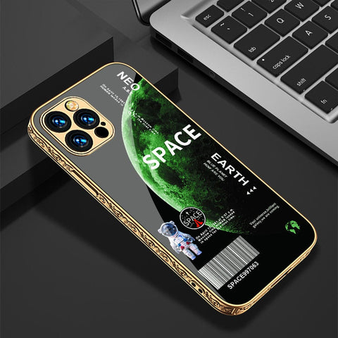 iPhone 11 Pro Max Cover - Limitless Series - Premium Electroplated Infinity Ultra Shine Glass Soft Silicon Borders Case