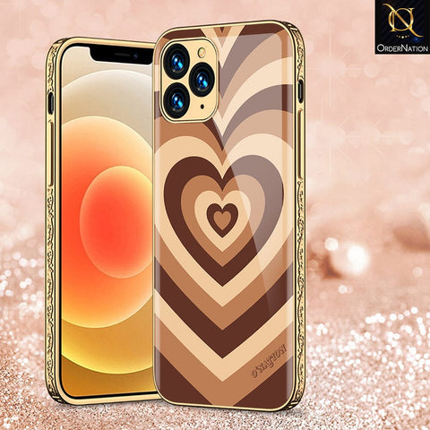 iPhone 11 Pro Cover - O'Nation Heartbeat Series - Premium Electroplated Infinity Ultra Shine Glass Soft Silicon Borders Case