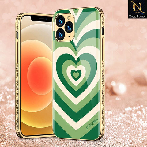 iPhone 11 Pro Cover - O'Nation Heartbeat Series - Premium Electroplated Infinity Ultra Shine Glass Soft Silicon Borders Case