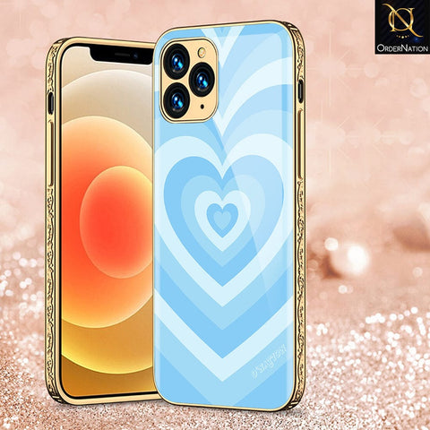 iPhone 11 Pro Cover - O'Nation Heartbeat Series - Premium Electroplated Infinity Ultra Shine Glass Soft Silicon Borders Case