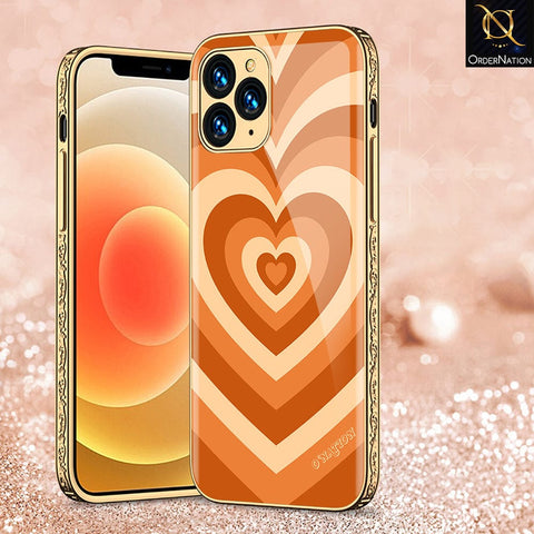 iPhone 11 Pro Max Cover - O'Nation Heartbeat Series - Premium Electroplated Infinity Ultra Shine Glass Soft Silicon Borders Case