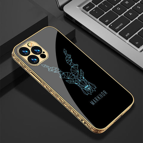 iPhone 11 Pro Cover - Markhor Series - Premium Electroplated Infinity Ultra Shine Glass Soft Silicon Borders Case