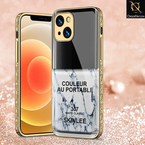 iPhone 13 Cover - Couleur Au Portable Series Series - HQ Ultra Shine Premium Infinity Glass Soft Silicon Borders Case