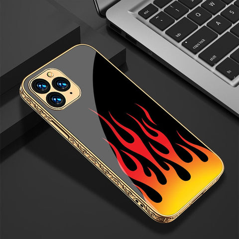 iPhone 11 Pro Cover - Stellar Series - Premium Electroplated Infinity Ultra Shine Glass Soft Silicon Borders Case