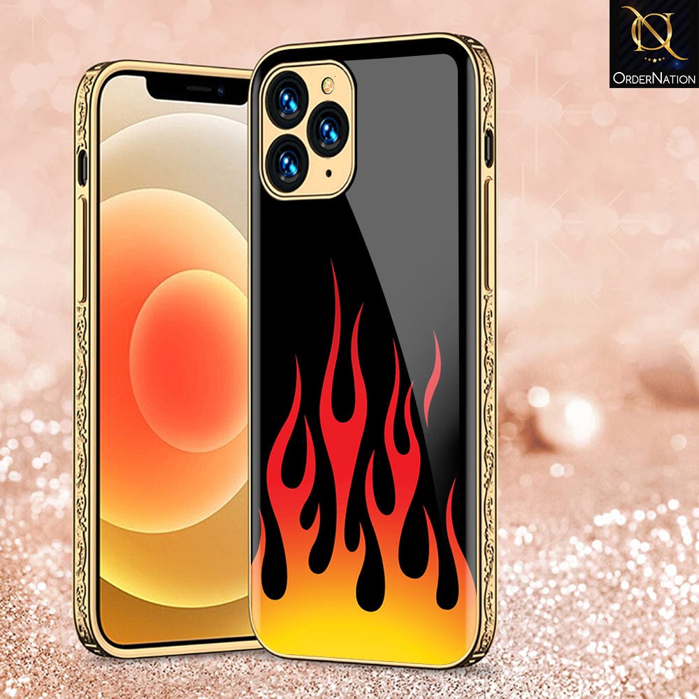 iPhone 11 Pro Cover - Stellar Series - Premium Electroplated Infinity Ultra Shine Glass Soft Silicon Borders Case