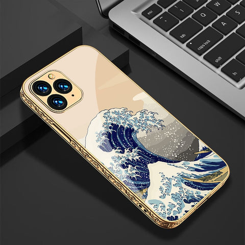 iPhone 11 Pro Cover - Stellar Series - Premium Electroplated Infinity Ultra Shine Glass Soft Silicon Borders Case