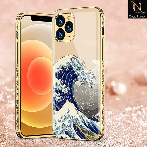 iPhone 11 Pro Max Cover - Stellar Series - Premium Electroplated Infinity Ultra Shine Glass Soft Silicon Borders Case