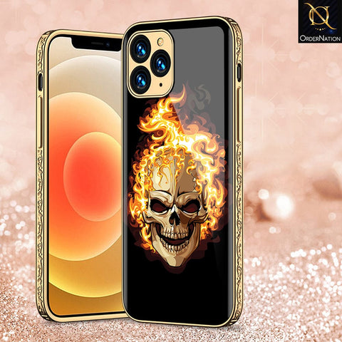 iPhone 11 Pro Max Cover - Stellar Series - Premium Electroplated Infinity Ultra Shine Glass Soft Silicon Borders Case