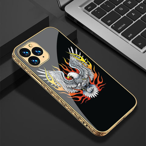 iPhone 11 Pro Max Cover - Stellar Series - Premium Electroplated Infinity Ultra Shine Glass Soft Silicon Borders Case