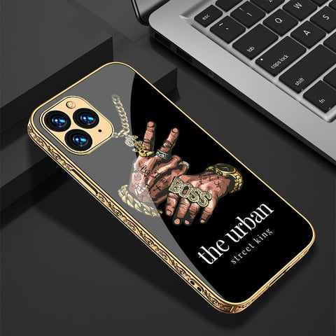 iPhone 11 Pro Max Cover - Stellar Series - Premium Electroplated Infinity Ultra Shine Glass Soft Silicon Borders Case
