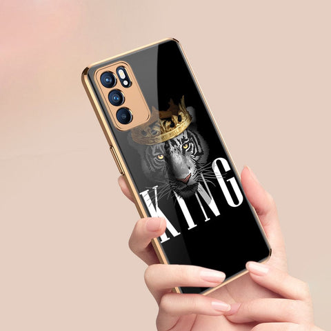 Oppo Reno 6 Pro 5G Cover - Stellar Series - Premium Electroplated Infinity Ultra Shine Glass Soft Silicon Borders Case