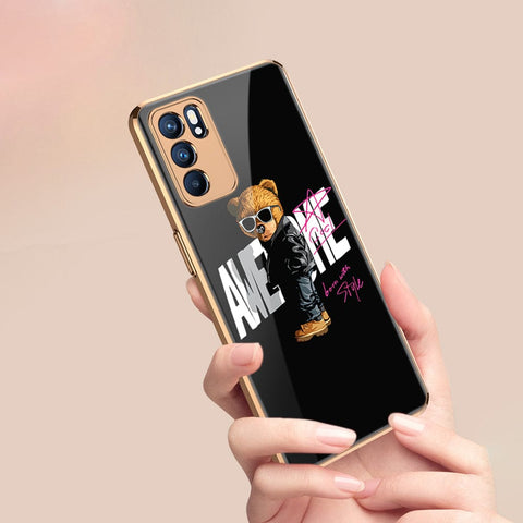 Oppo Reno 6 Pro 5G Cover - Stellar Series - Premium Electroplated Infinity Ultra Shine Glass Soft Silicon Borders Case