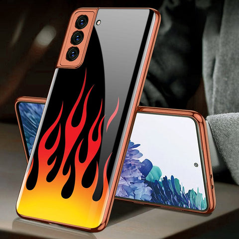 Samsung Galaxy S21 Plus 5G Cover - Stellar Series - Premium Electroplated Infinity Ultra Shine Glass Soft Silicon Borders Case