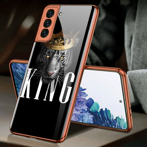 Samsung Galaxy S21 Plus 5G Cover - Stellar Series - Premium Electroplated Infinity Ultra Shine Glass Soft Silicon Borders Case