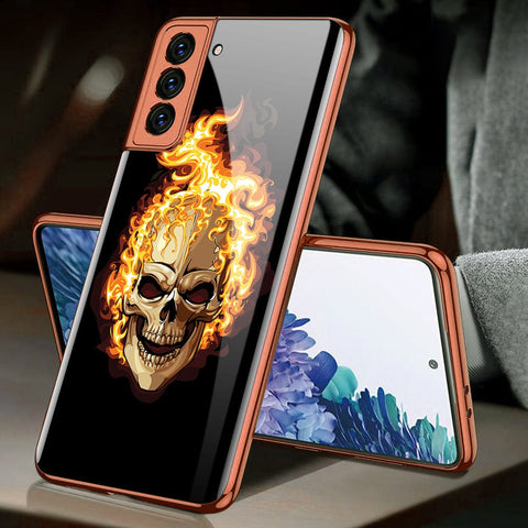 Samsung Galaxy S21 Plus 5G Cover - Stellar Series - Premium Electroplated Infinity Ultra Shine Glass Soft Silicon Borders Case