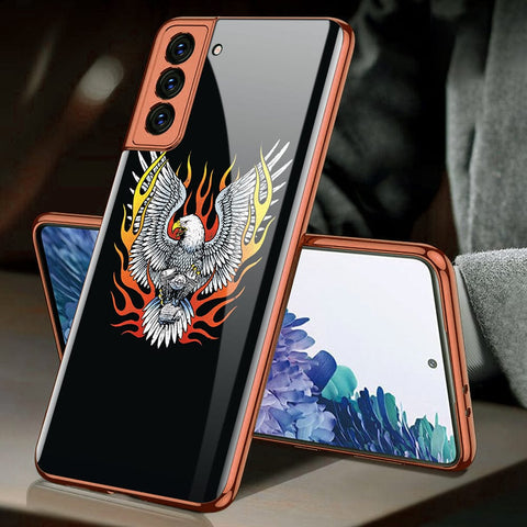 Samsung Galaxy S21 Plus 5G Cover - Stellar Series - Premium Electroplated Infinity Ultra Shine Glass Soft Silicon Borders Case
