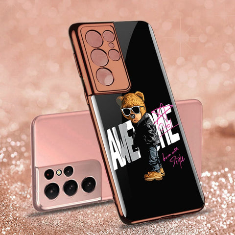 Samsung Galaxy S21 Ultra 5G Cover - Stellar Series - Premium Electroplated Infinity Ultra Shine Glass Soft Silicon Borders Case