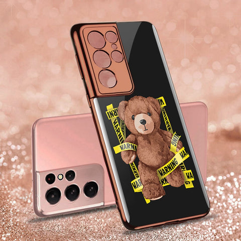 Samsung Galaxy S21 Ultra 5G Cover - Stellar Series - Premium Electroplated Infinity Ultra Shine Glass Soft Silicon Borders Case