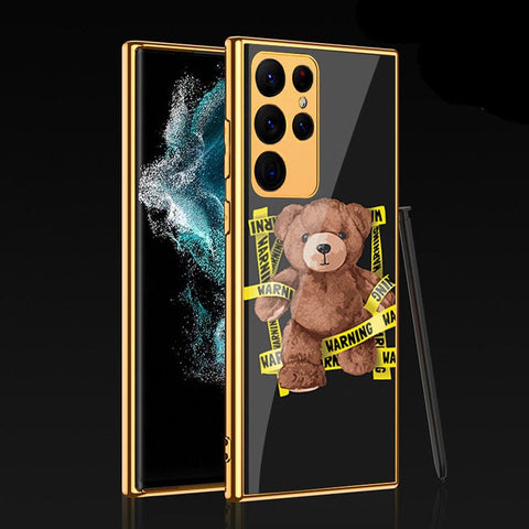 Samsung Galaxy S22 Ultra 5G Cover - Stellar Series - Premium Electroplated Infinity Ultra Shine Glass Soft Silicon Borders Case