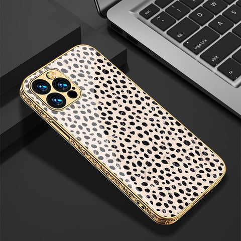 iPhone 11 Pro Cover - Vanilla Dream Series - Premium Electroplated Infinity Ultra Shine Glass Soft Silicon Borders Case
