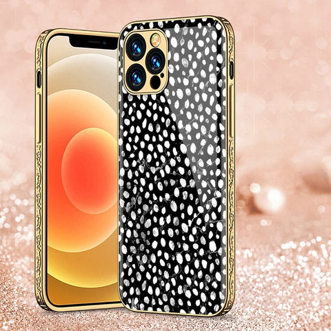 iPhone 11 Pro Cover - Vanilla Dream Series - Premium Electroplated Infinity Ultra Shine Glass Soft Silicon Borders Case