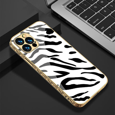 iPhone 11 Pro Cover - Vanilla Dream Series - Premium Electroplated Infinity Ultra Shine Glass Soft Silicon Borders Case