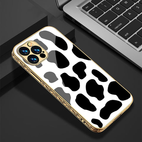 iPhone 11 Pro Max Cover - Vanilla Dream Series - Premium Electroplated Infinity Ultra Shine Glass Soft Silicon Borders Case