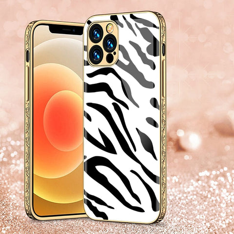 iPhone 11 Pro Max Cover - Vanilla Dream Series - Premium Electroplated Infinity Ultra Shine Glass Soft Silicon Borders Case