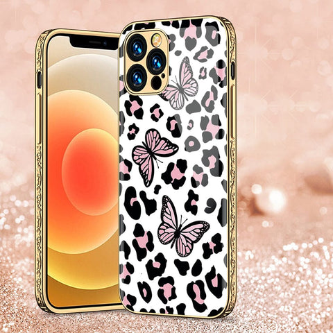 iPhone 11 Pro Max Cover - Vanilla Dream Series - Premium Electroplated Infinity Ultra Shine Glass Soft Silicon Borders Case