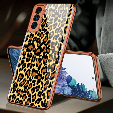 Samsung Galaxy S21 Plus 5G Cover - Vanilla Dream Series - Premium Electroplated Infinity Ultra Shine Glass Soft Silicon Borders Case
