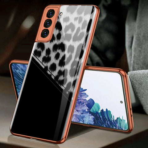 Samsung Galaxy S21 Plus 5G Cover - Skin Series - Premium Electroplated Infinity Ultra Shine Glass Soft Silicon Borders Case