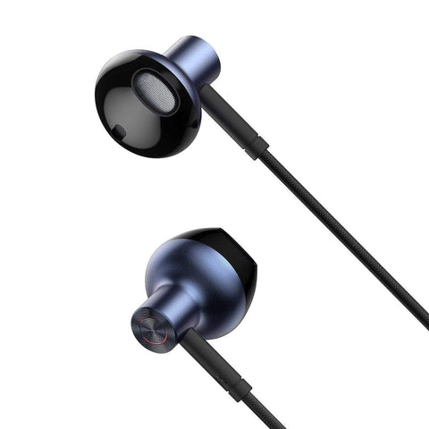 Black - Baseus Encok 3.5mm Wired Handsfree H19