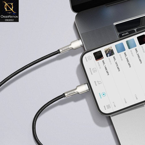 Baseus Cafule Metal USB Type-C To iPhone PD 20W Fast Charging Cable 2M