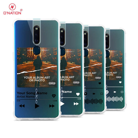 Oppo F11 Pro Cover - Personalised Album Art Series - 4 Designs - Clear Phone Case - Soft Silicon Borders