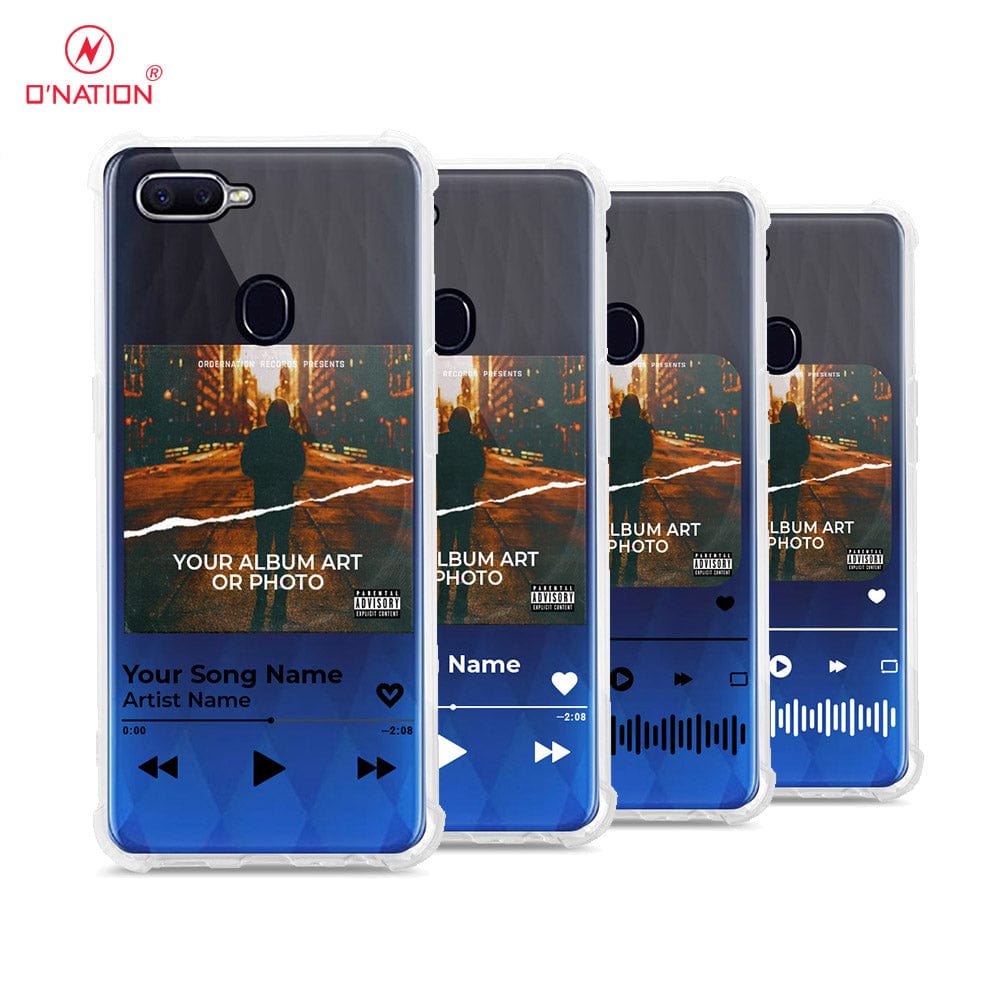 Oppo F9 / F9 Pro Cover - Personalised Album Art Series - 4 Designs - Clear Phone Case - Soft Silicon Borders