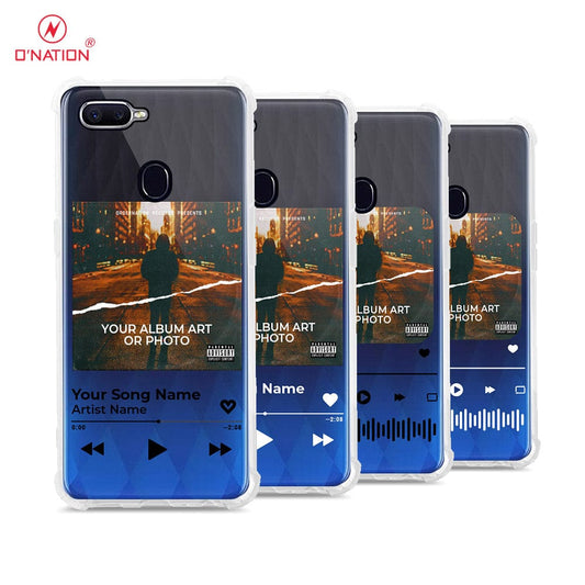 Oppo F9 / F9 Pro Cover - Personalised Album Art Series - 4 Designs - Clear Phone Case - Soft Silicon Borders
