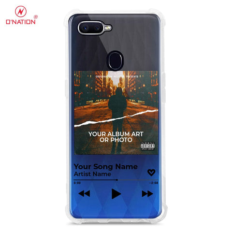 Oppo F9 / F9 Pro Cover - Personalised Album Art Series - 4 Designs - Clear Phone Case - Soft Silicon Borders